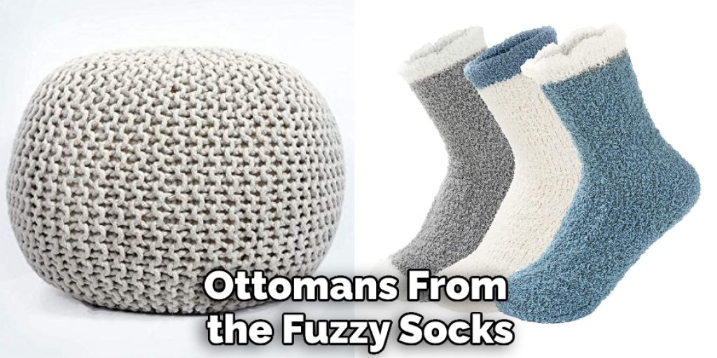 Ottomans From the Fuzzy Socks