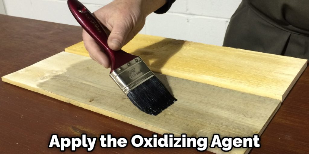 Apply the Oxidizing Agent