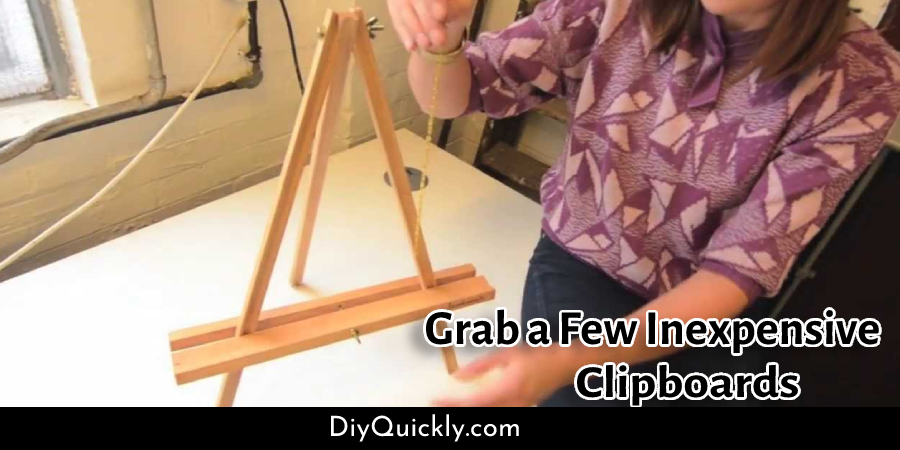 Grab a Few Inexpensive Clipboards