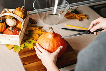 How to Carve a Fake Pumpkin -3