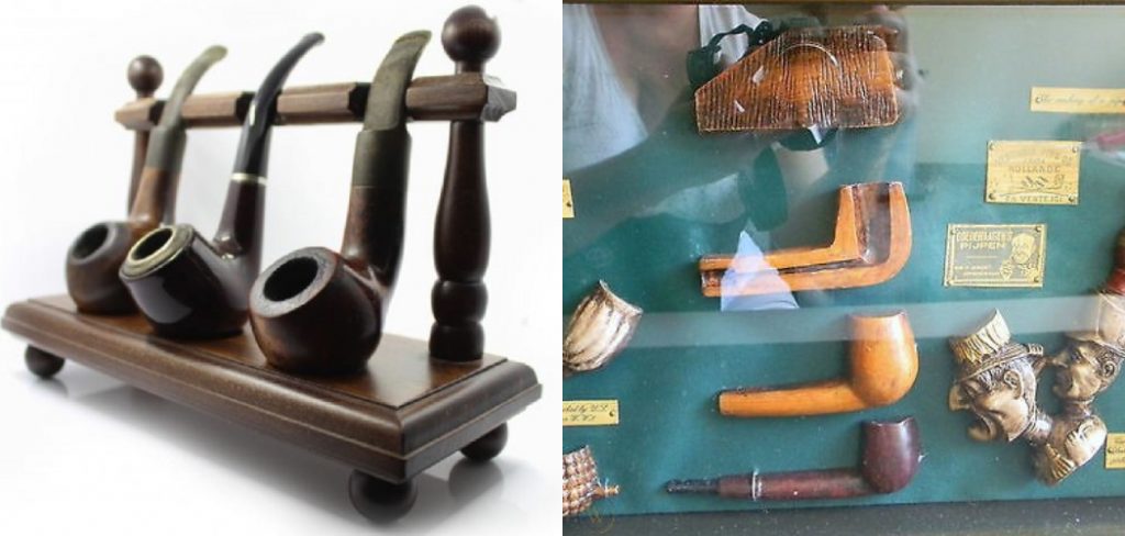 How to Display Pipes in Shadow Box