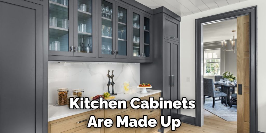Kitchen Cabinets  Are Made Up
