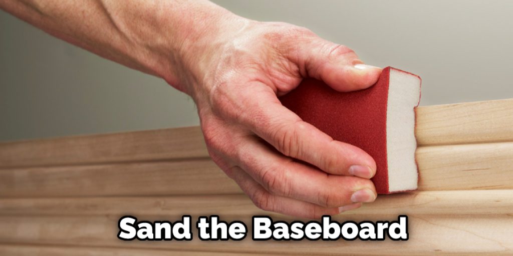 Sand the Baseboard