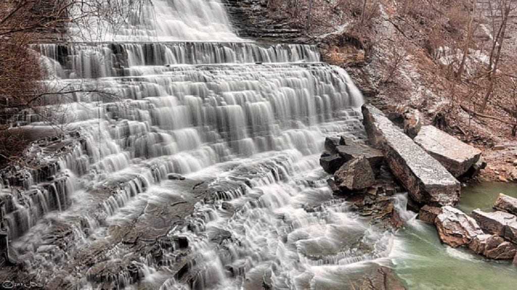 How to Stack Rocks for Waterfall