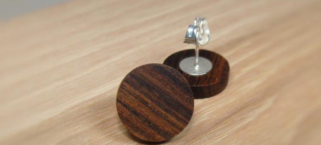 How to Stain Wood Earrings