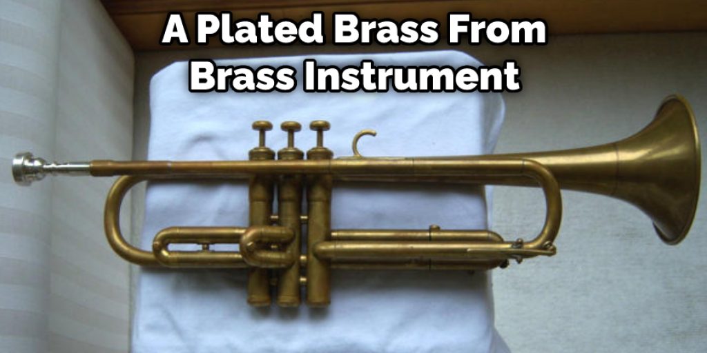 A Plated Brass From Brass Instrument