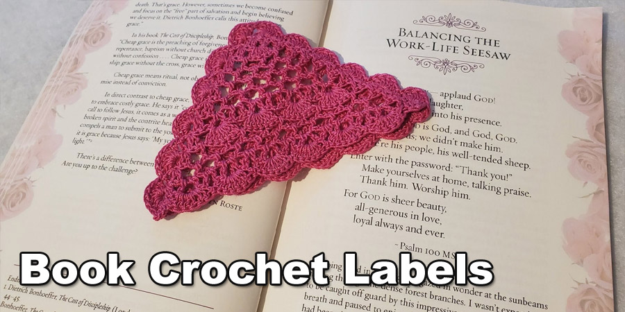 Book Crochet labels