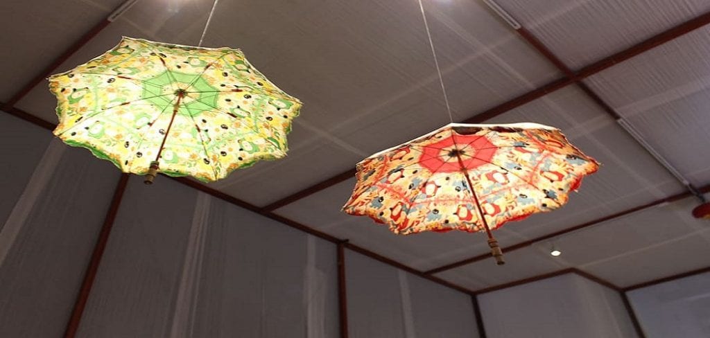 How to Hang an Umbrella from the Ceiling