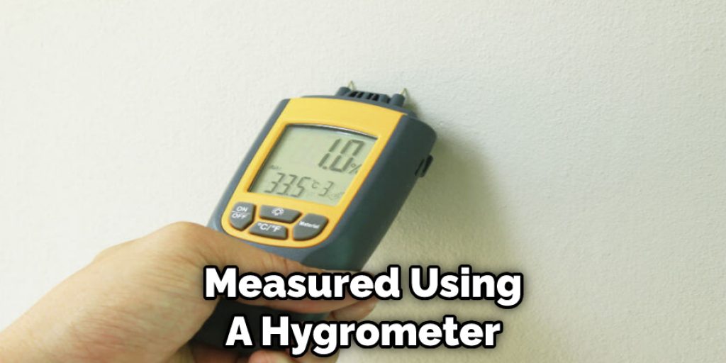 Measured Using A Hygrometer