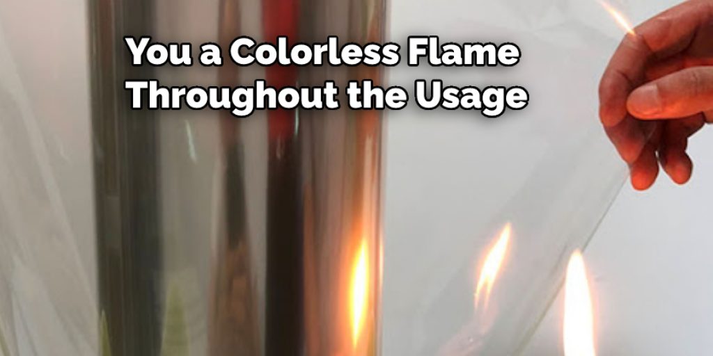 You a Colorless Flame  Throughout the Usage