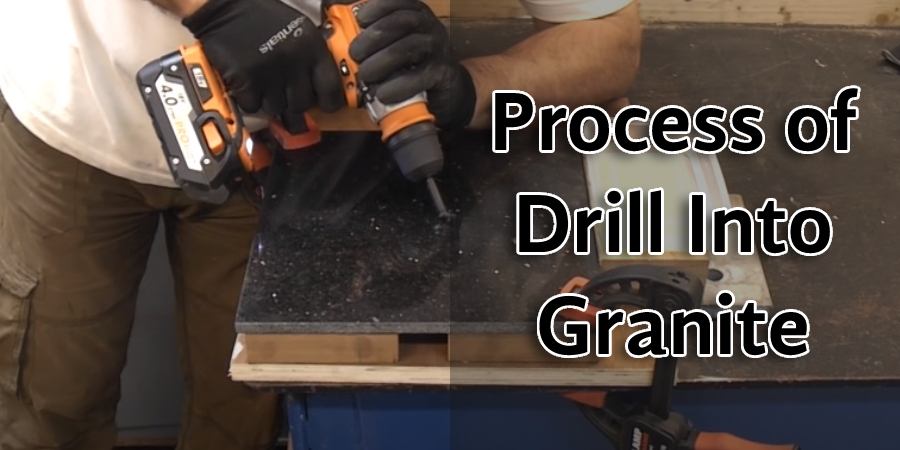 Process of Drill Into Granite