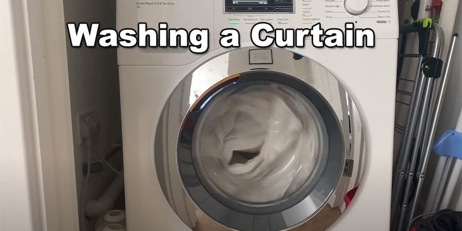 Washing a Curtain