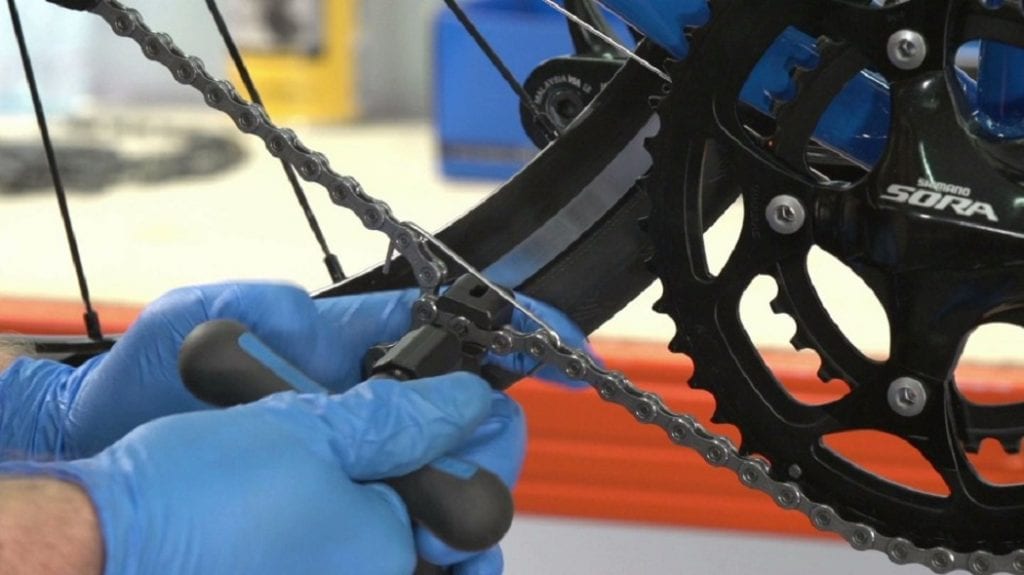 how to untangle a bike chain 1