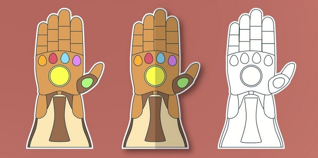 How to Make a Paper Infinity Gauntlet