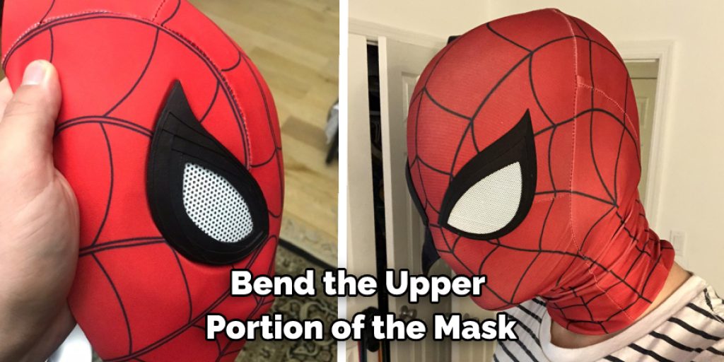 Bend the Upper Portion of the Mask