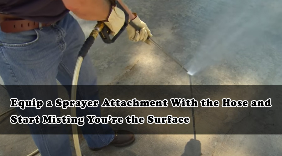 Equip a Sprayer Attachment With the Hose