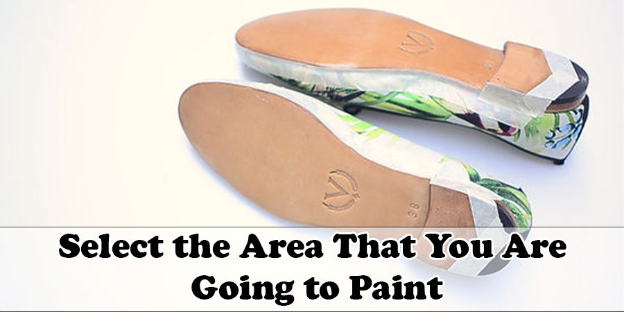 Select the Area That You Are Going to Paint