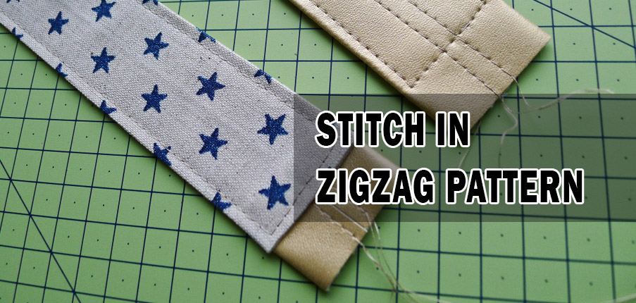 Stitch in Zigzag Pattern