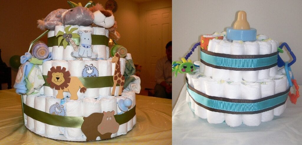 How to Make a Crib Diaper Cake