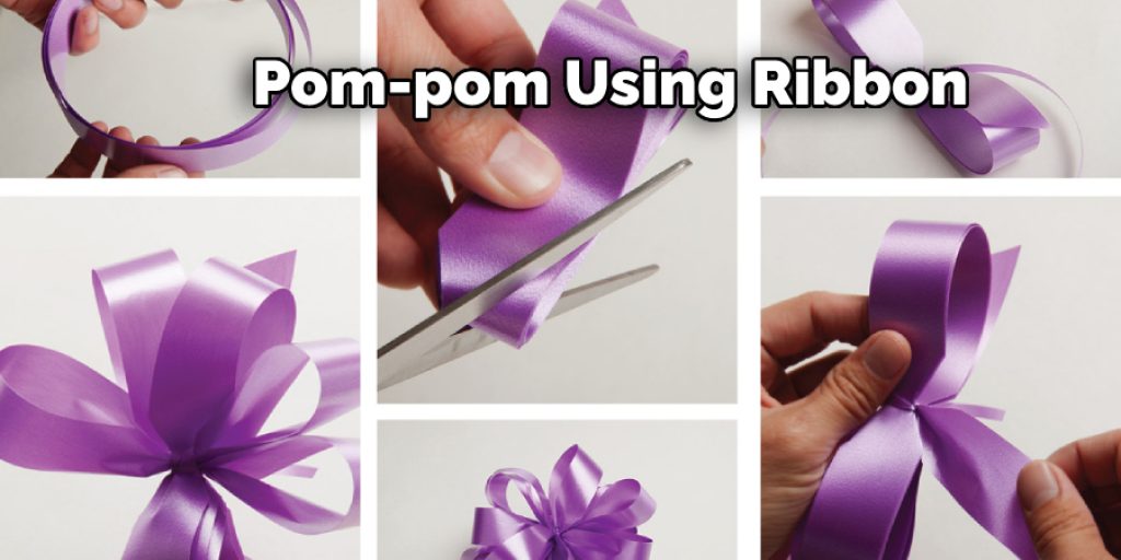 Pom-pom Using Ribbon