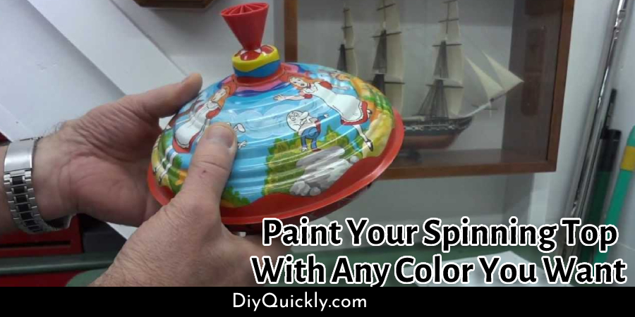 paint your spinning top with any color you want.