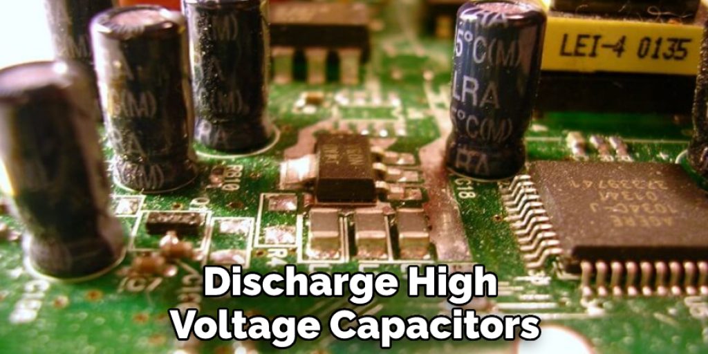 Discharge High Voltage Capacitors