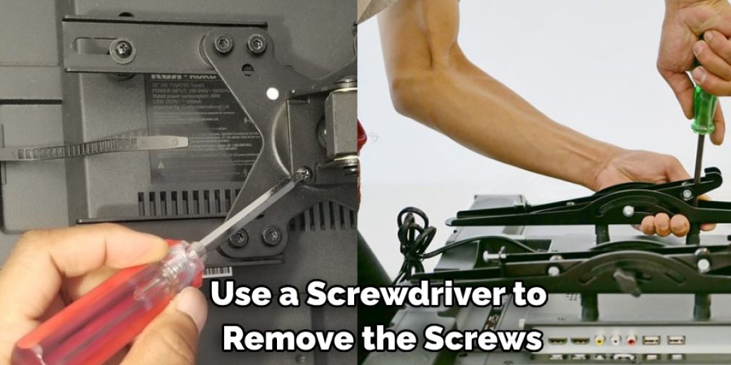 Use a Screwdriver to  Remove the Screws