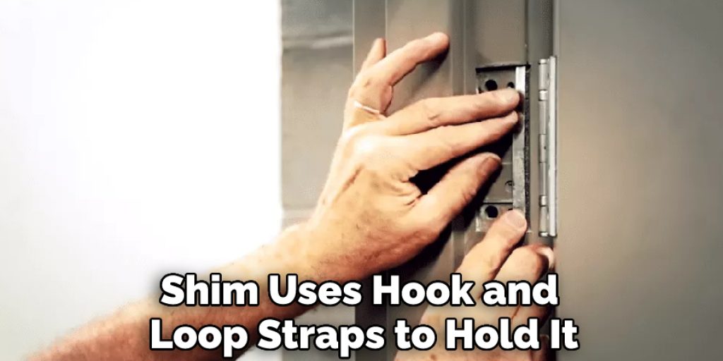 Shim Uses Hook and Loop Straps to Hold It