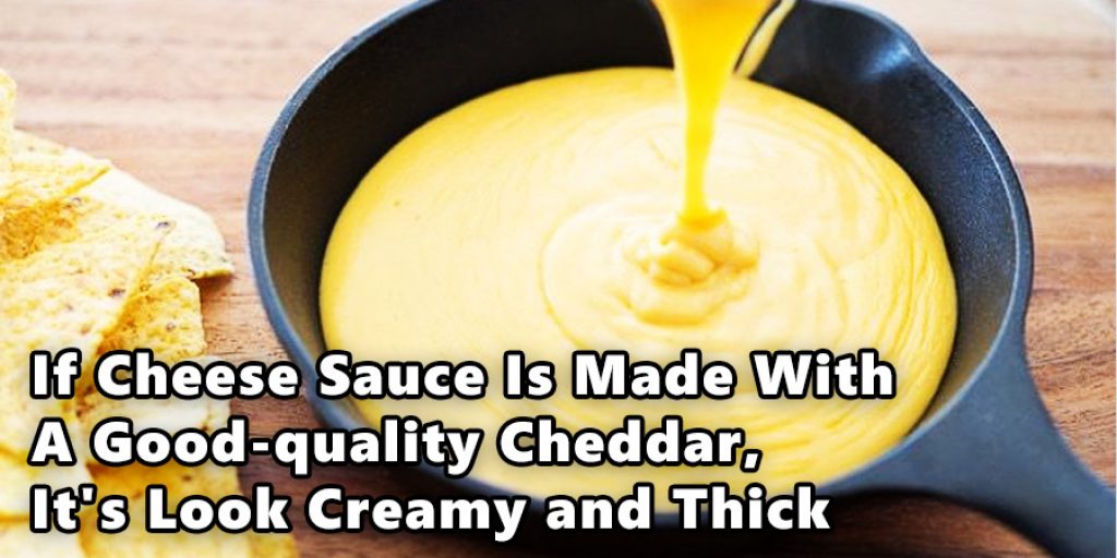 cheese sauce is made with a good-quality cheddar