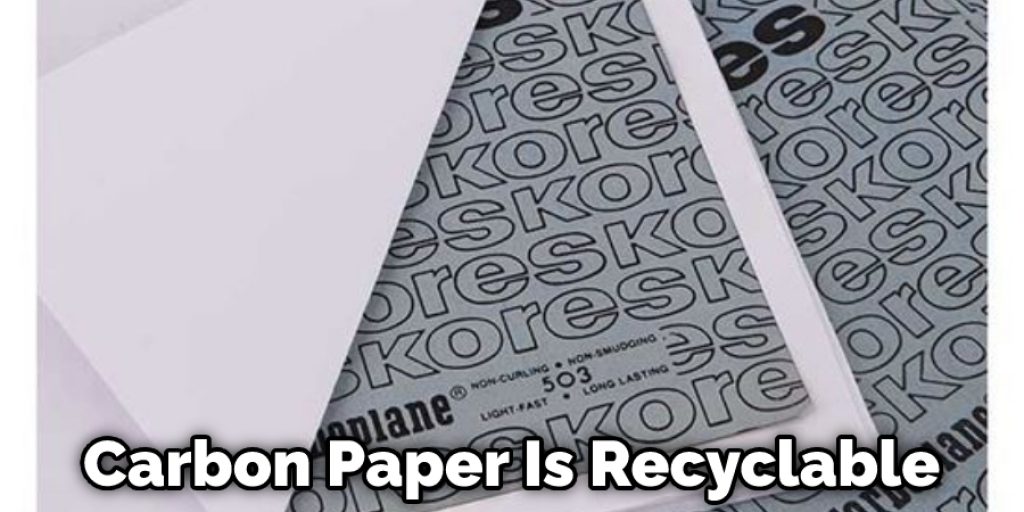 Carbon Paper Is Recyclable