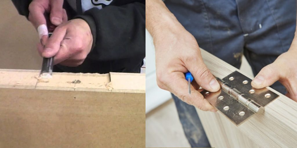 How to Cut Door Hinges With a Dremel