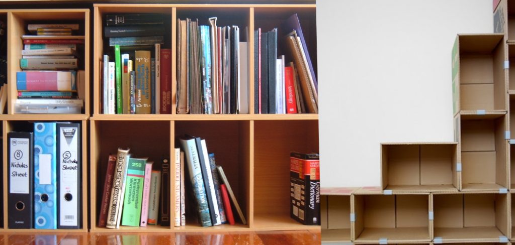 How to Make a Book Rack With Cardboard