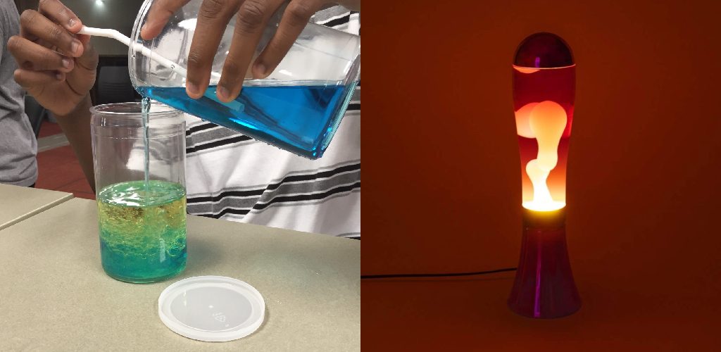 how to make a lava lamp with baking soda