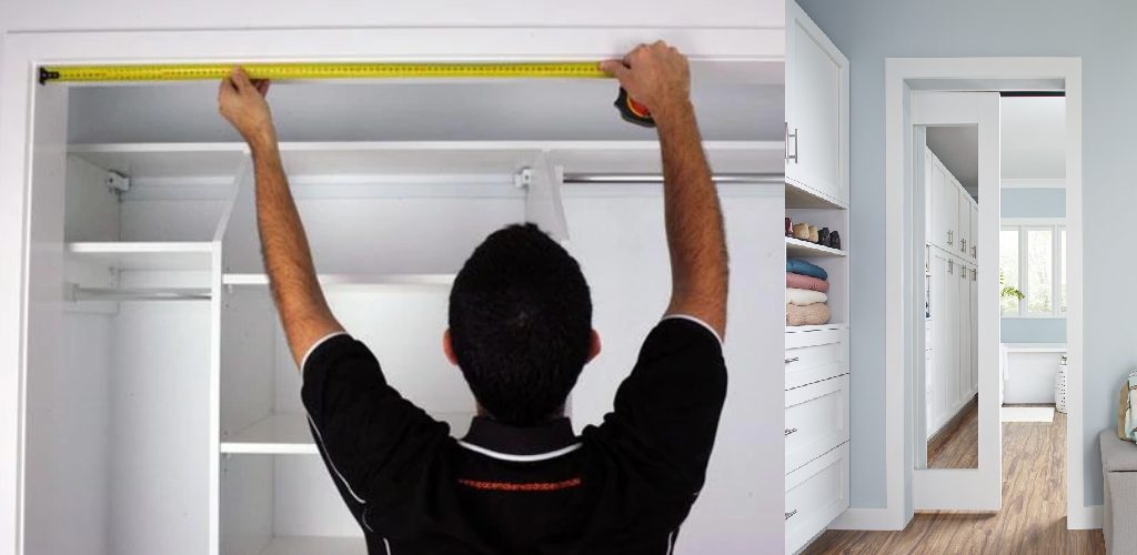 how to measure for sliding closet doors
