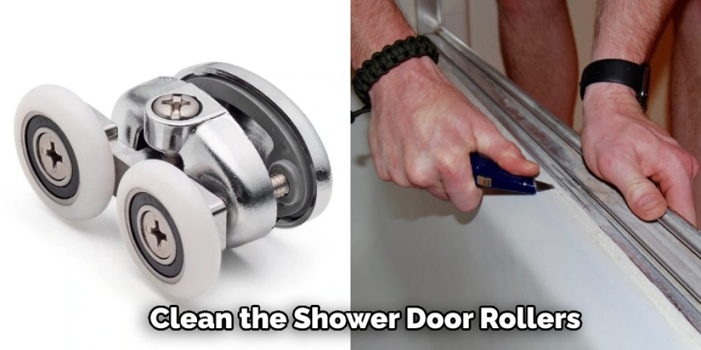 Clean the Shower Door Rollers