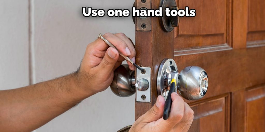 Use one hand tools