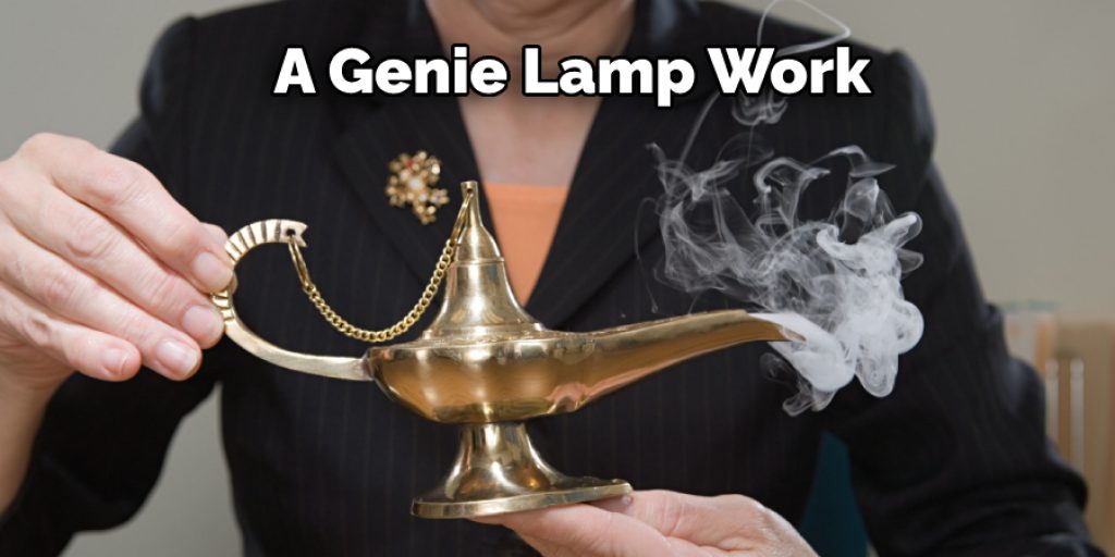 A Genie Lamp Work