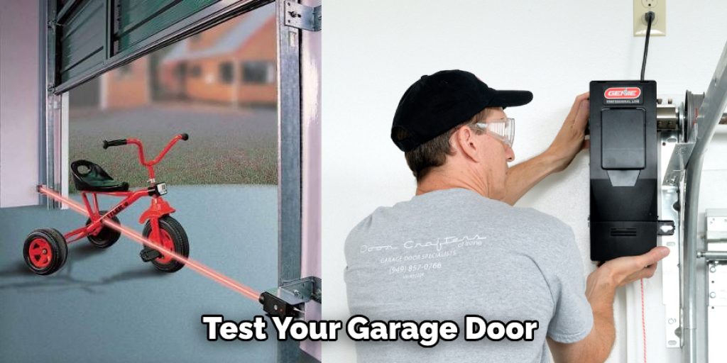 Test Your Garage Door