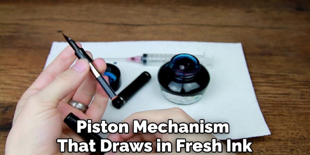 Piston Mechanism That Draws in Fresh Ink