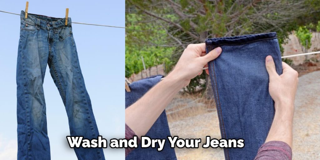 Wash and Dry Your Jeans