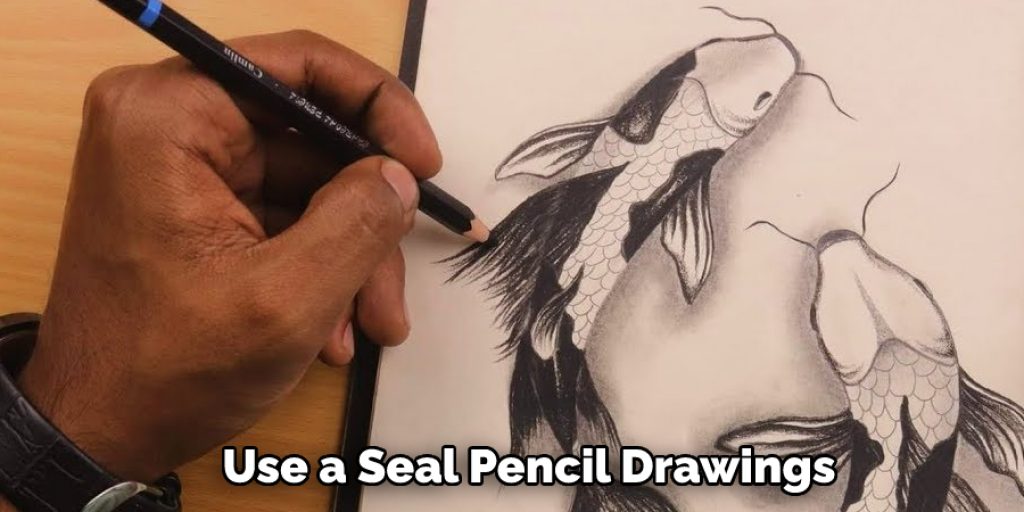 Use a Seal Pencil Drawings