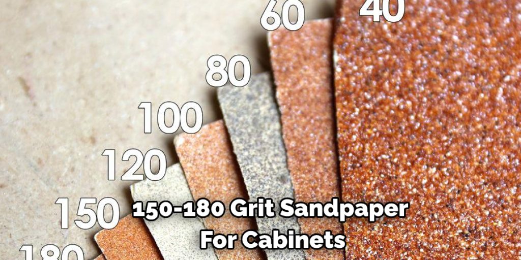 150-180 Grit Sandpaper  For Cabinets