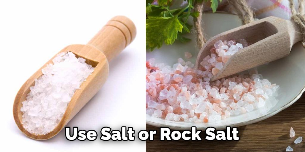 Use Salt or Rock Salt