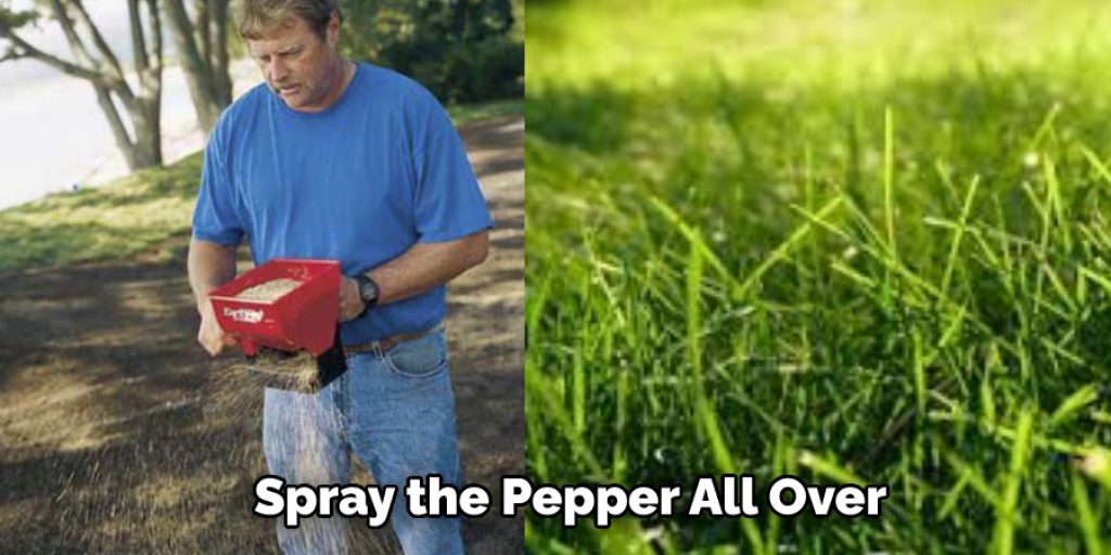 Spray the Pepper All Over