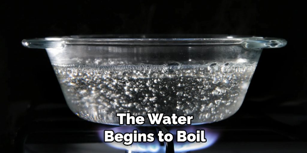 The Water
Begins to Boil