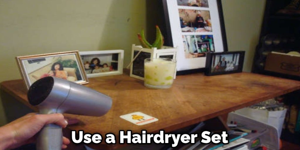 Use a Hairdryer Set