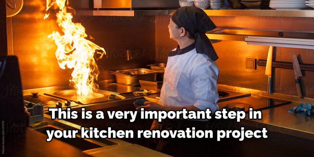  This is a very important step in your kitchen renovation projec