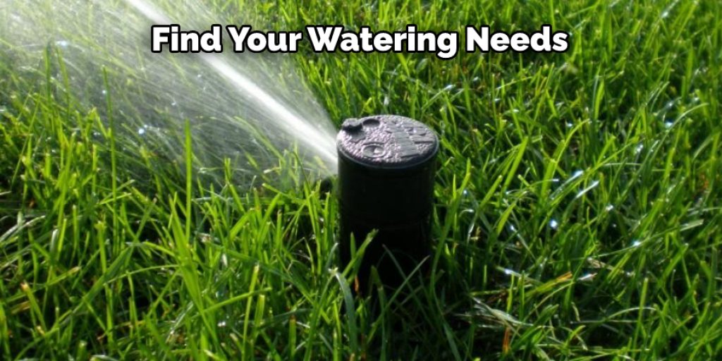 Find Your Watering Needs: