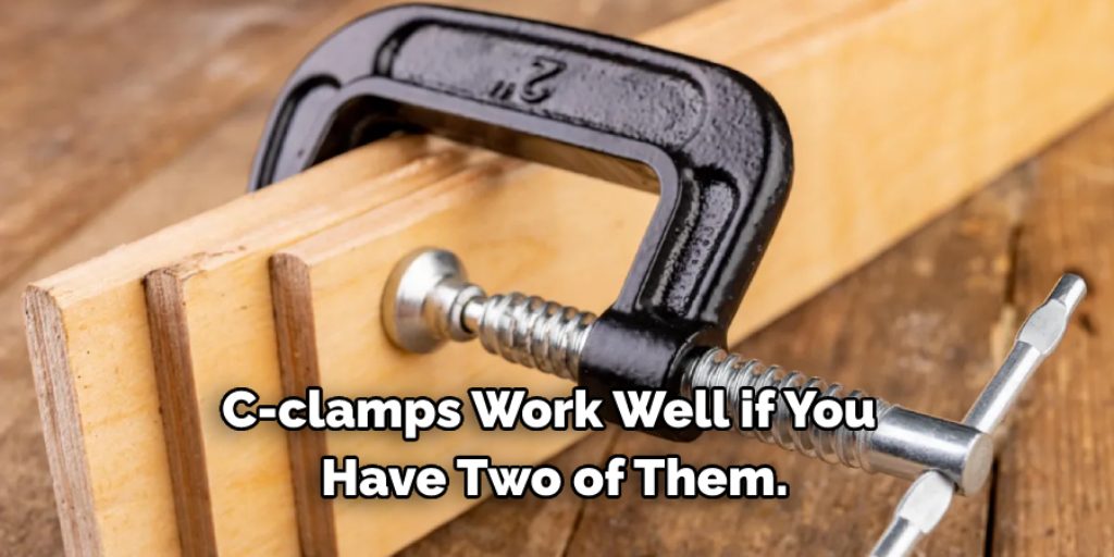 Using C-Clamps to Improvise a Wrench 