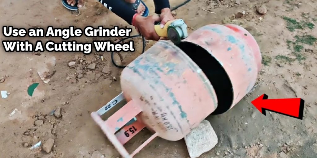 Use an Angle Grinder With A Cutting Wheel